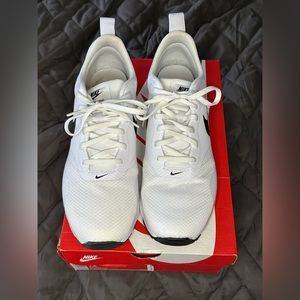 Nike Women’s Air Max Tavas. White and black. Size 12